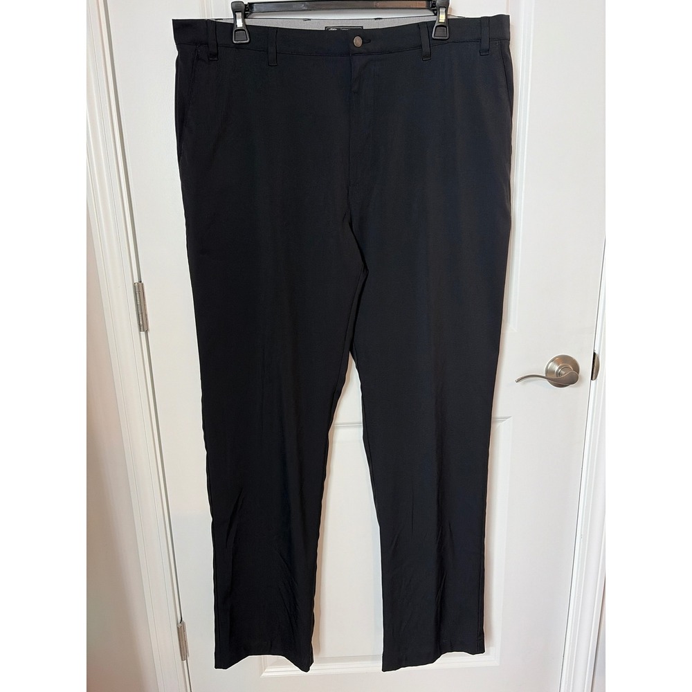 Callaway‎ Mens Black Performance Golf Pants Flat Front Trousers 40x31